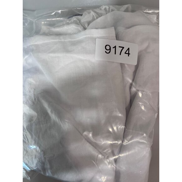 Cato White‎ Sleeveless Lace Women’s Dress  Braided Brown Belt Size 12 - Picture 13 of 13